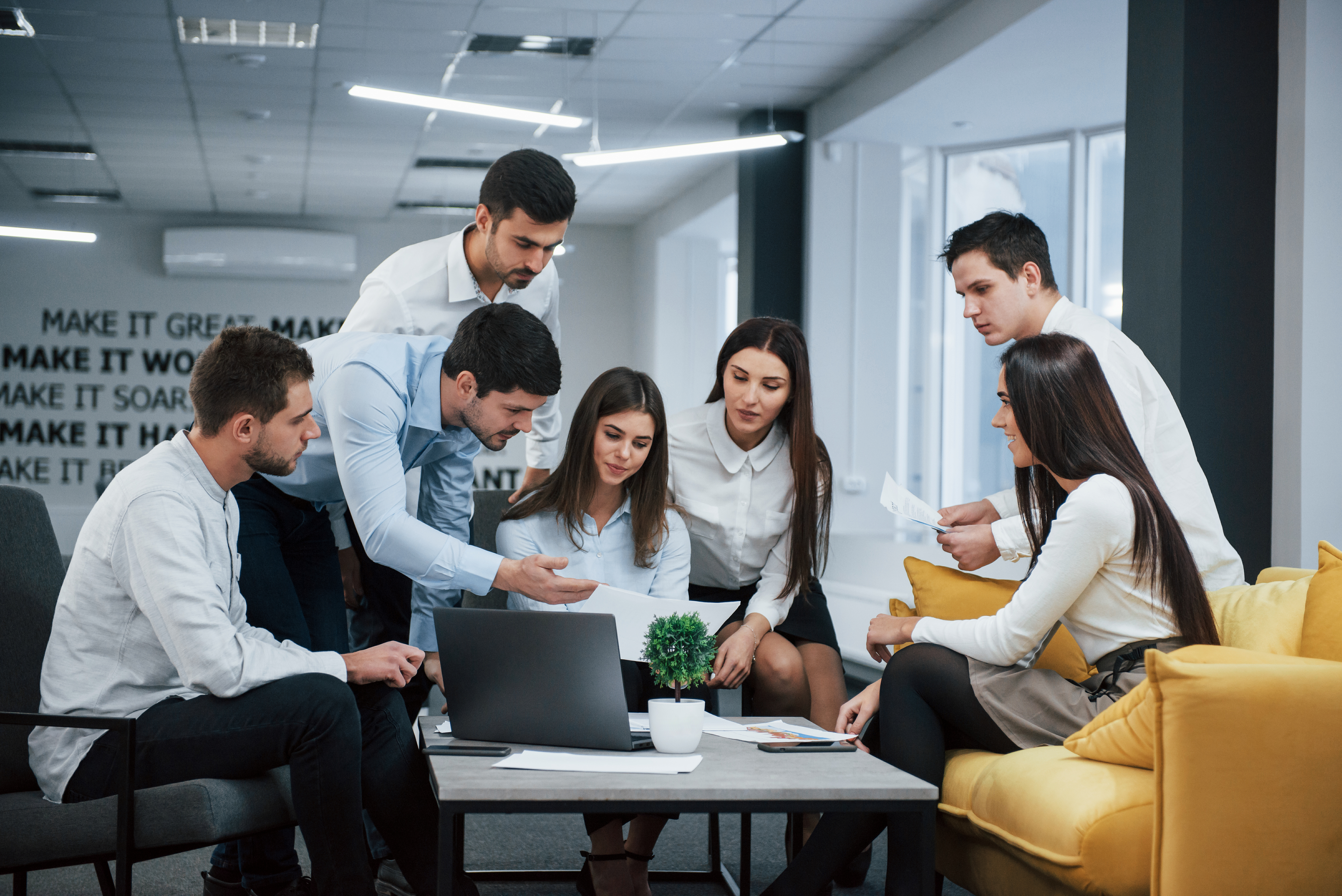 Consulting team meeting